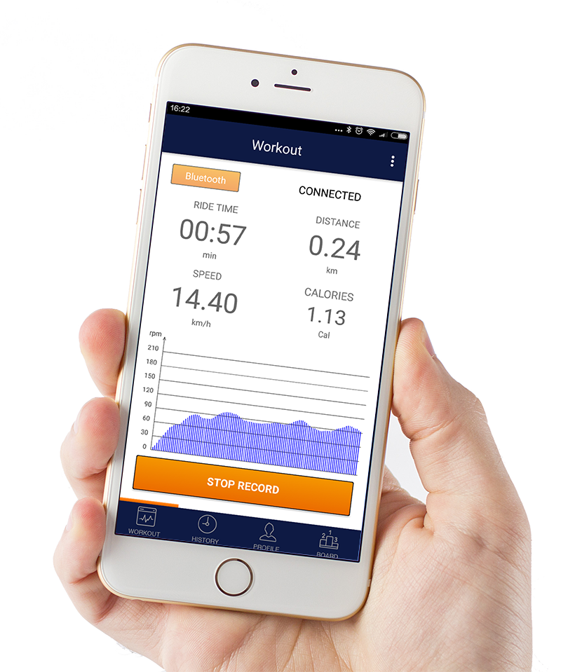ExerSeat App lets you track all your workouts